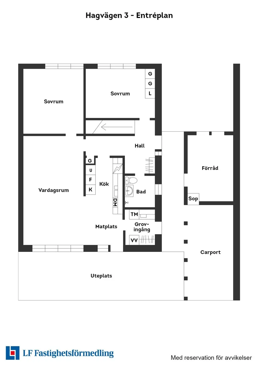 Villa, Radhus, Hagvägen 3, Getinge, Halmstad