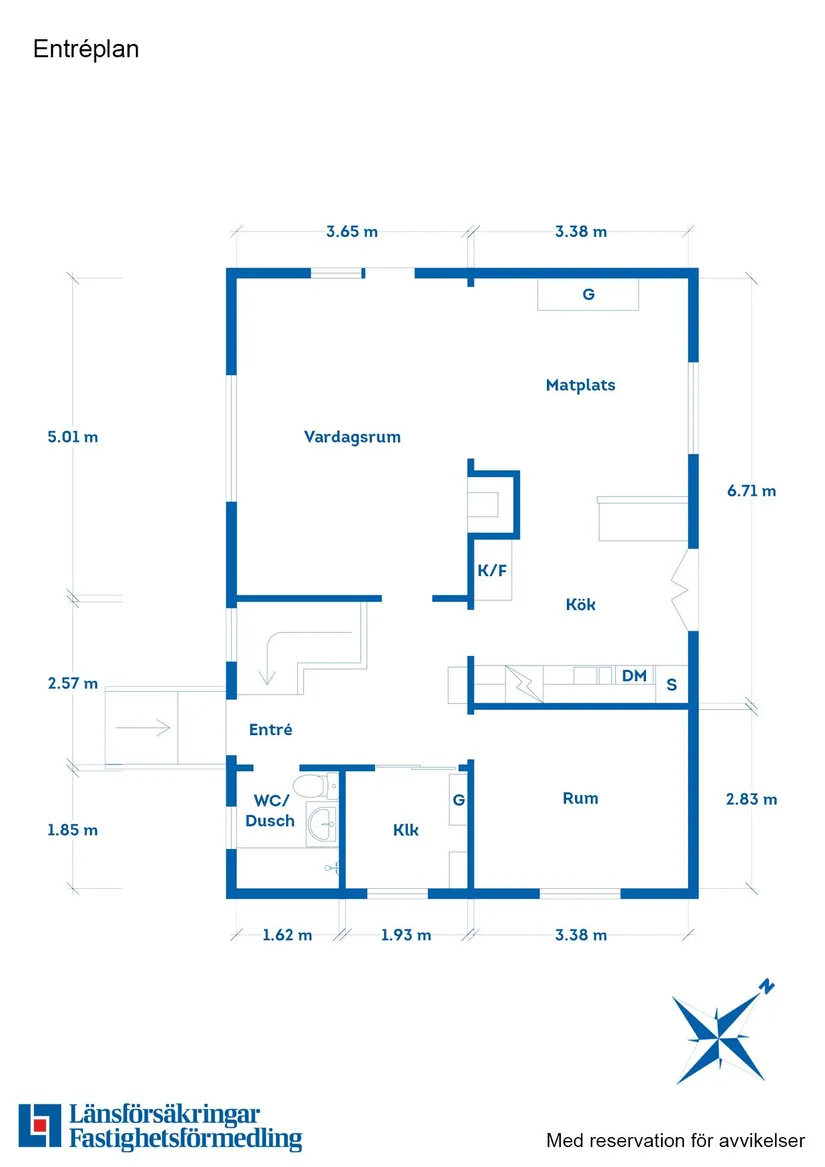 Villa, Saxvägen 15, Dunteberget, Motala