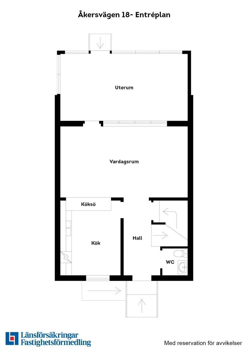 Villa, Radhus, Åkersvägen 18, Lockebo, Jönköping