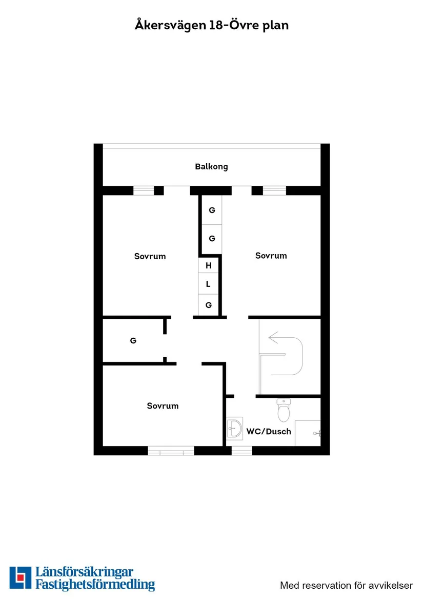 Villa, Radhus, Åkersvägen 18, Lockebo, Jönköping