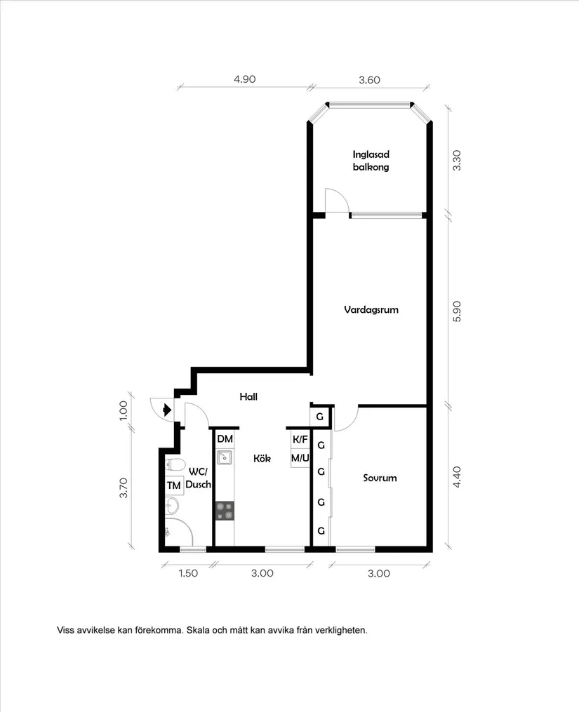 Bostadsrätt, Kämpegatan 51, Uddevalla