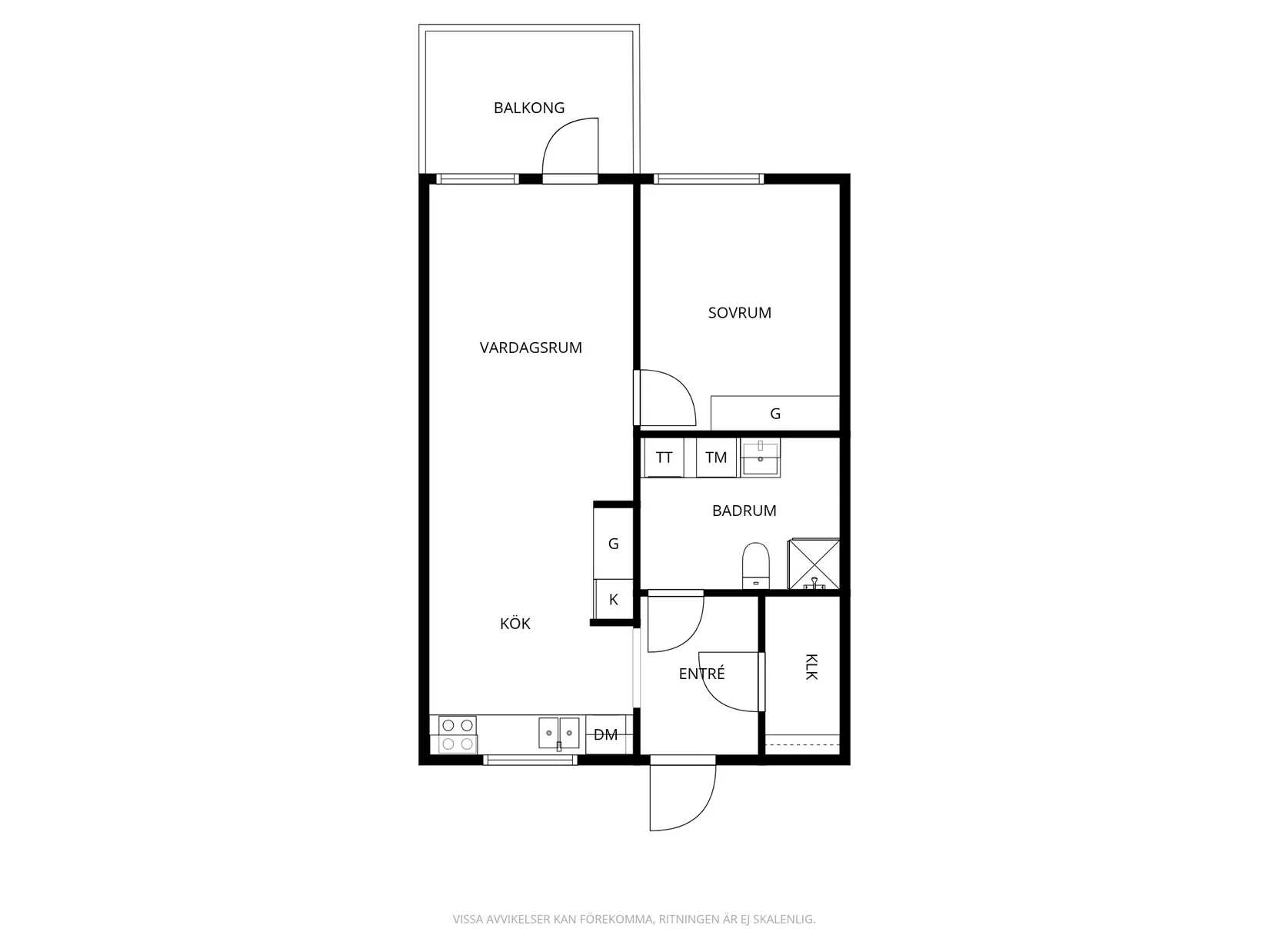 Bostadsrätt, Väsby Ängsväg 1C, Vagnhärad, Trosa