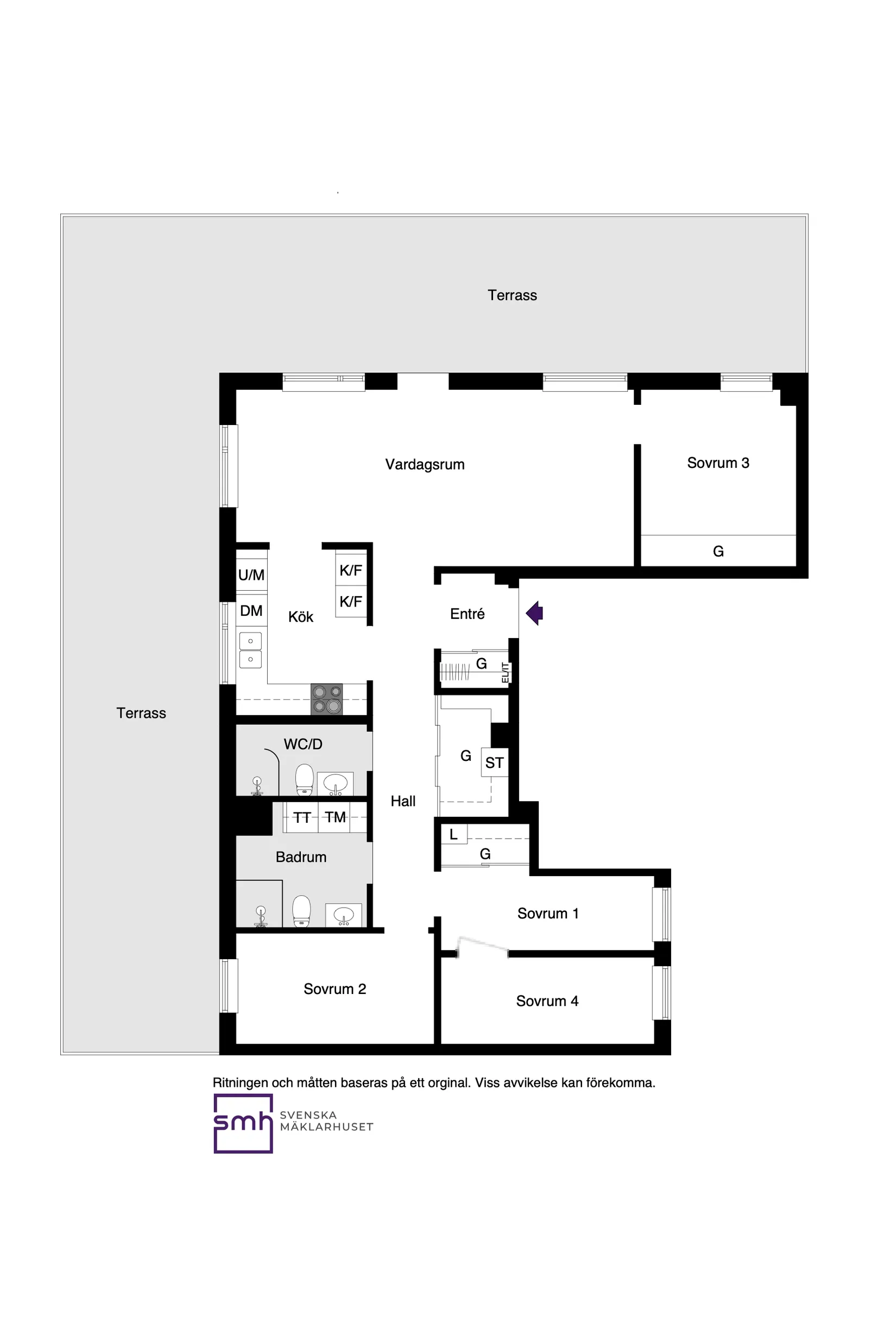 Bostadsrätt, Fridensborgsvägen 111, Järvastaden, Solna