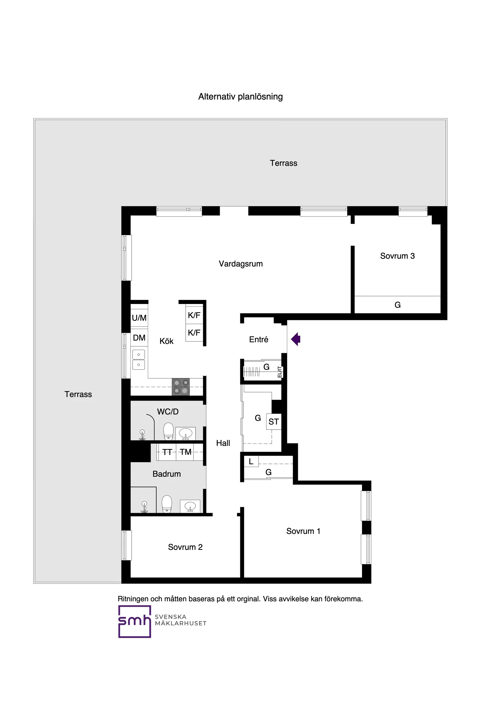 Bostadsrätt, Fridensborgsvägen 111, Järvastaden, Solna