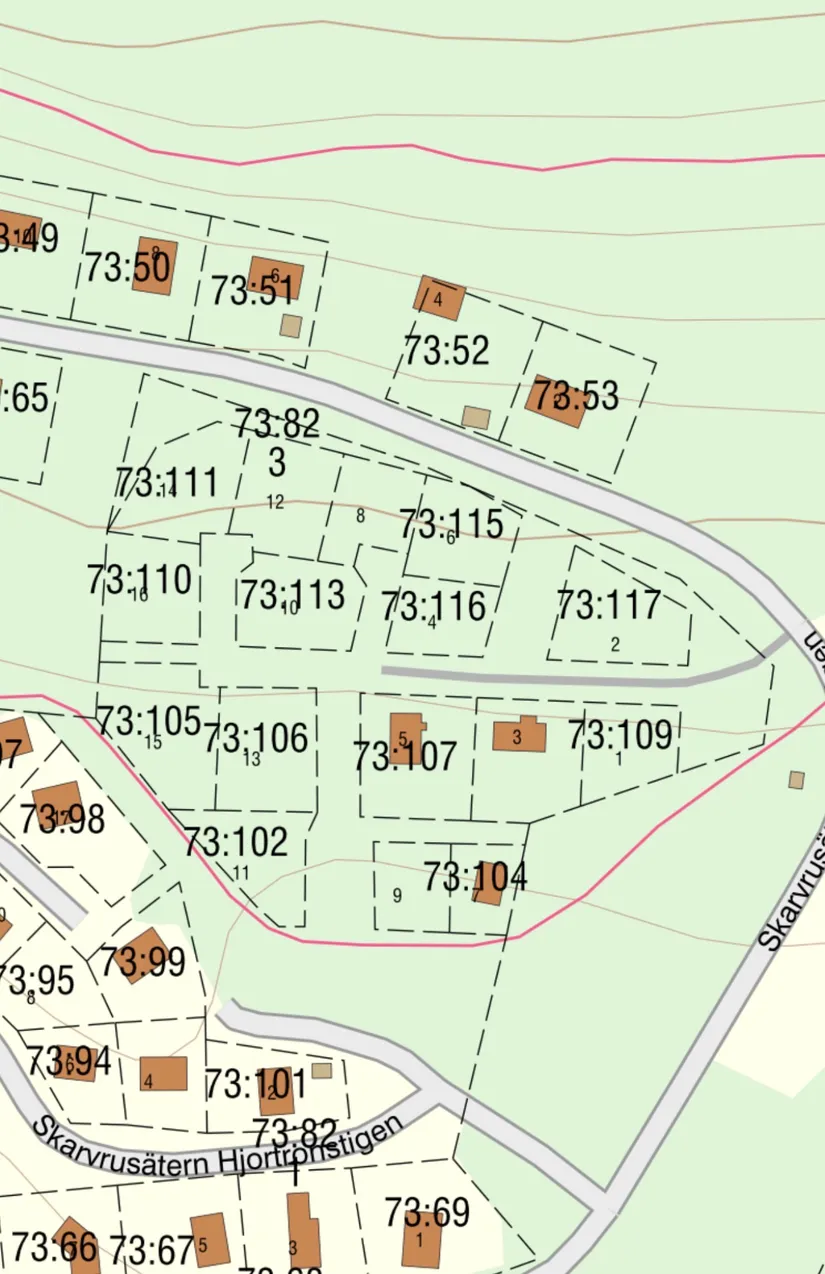 Tomt, Skarvrusätern Bäckstigen 11, Tänndalen - Skarvrusäterns stugområde, Härjedalen