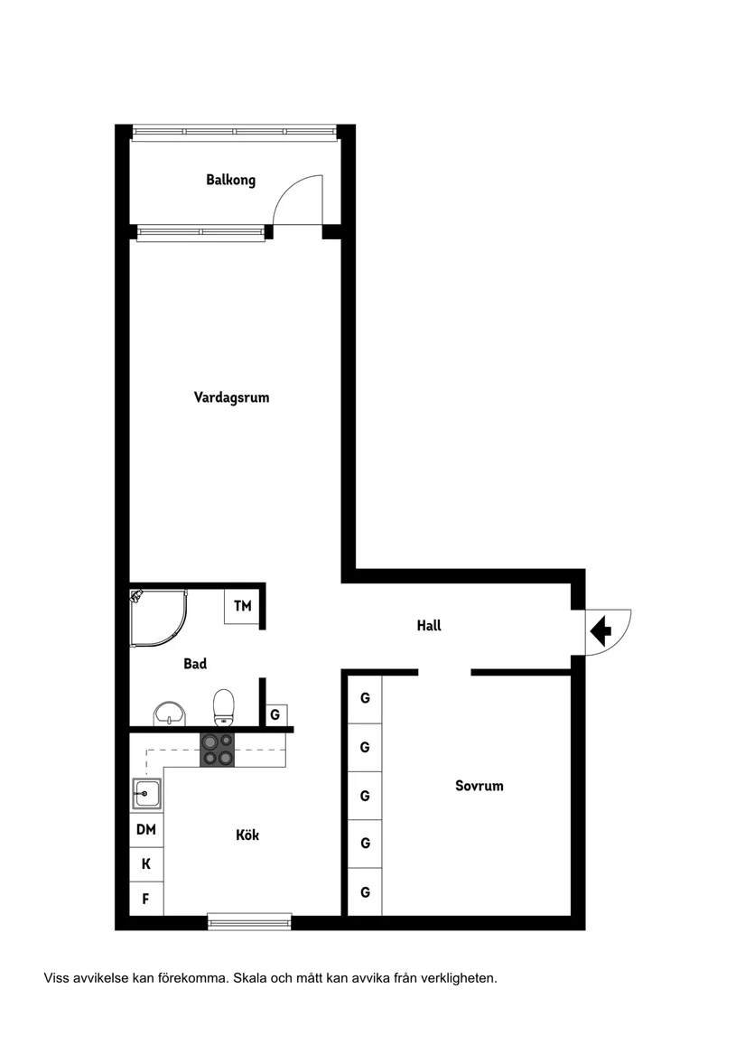 Bostadsrätt, Håstensgatan 80, Doppingen, Varberg