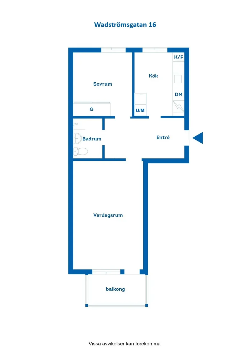 Bostadsrätt, Wadströmsgatan 16, Söder, Norrköping