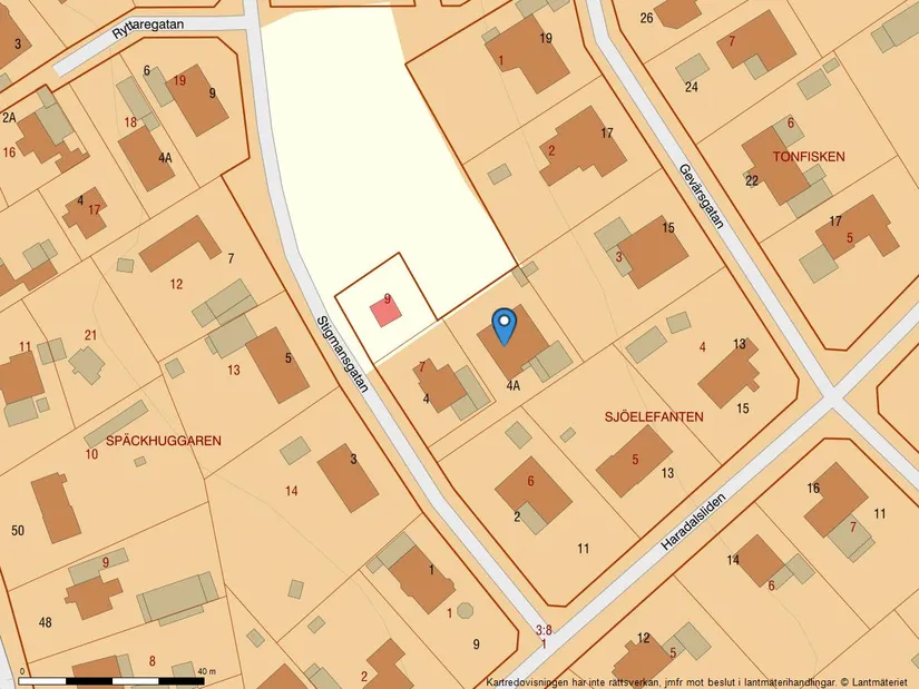 Villa, Stigmansgatan 4A, Haradal, Ängelholm