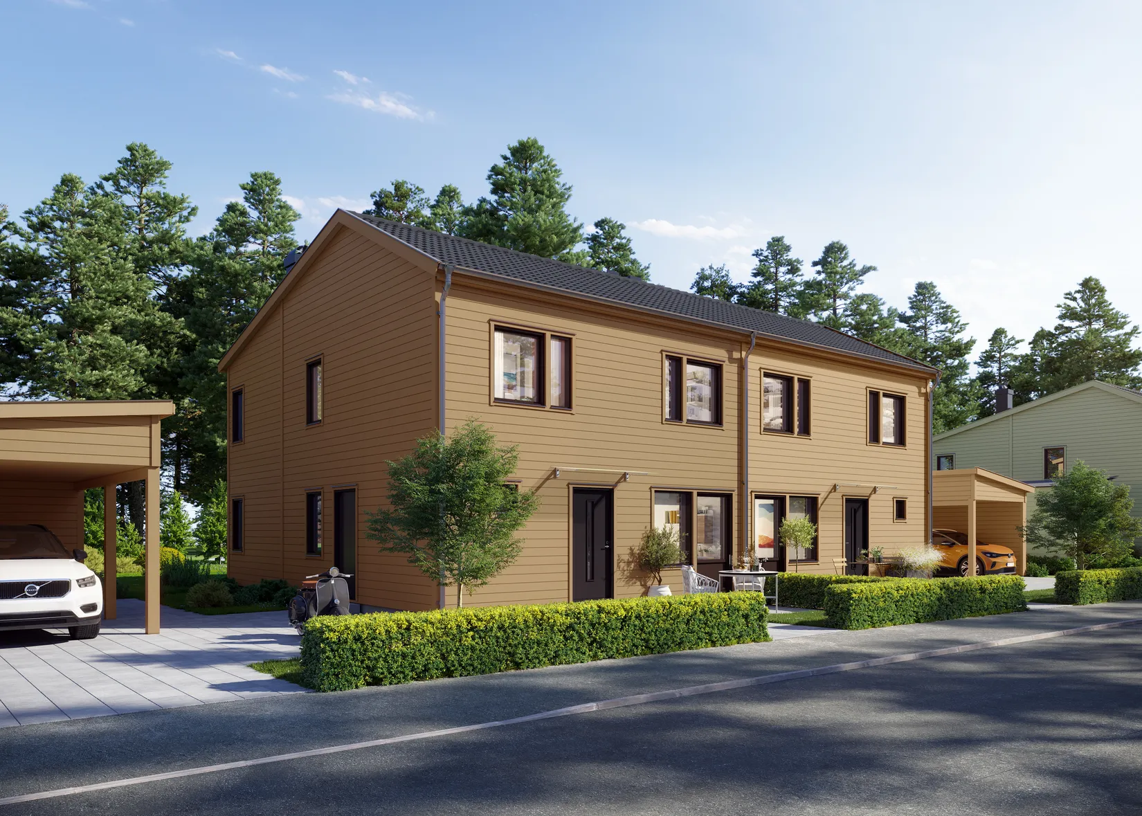 Villa, Radhus, Rönnebovägen 17-31, Manhem, Norrköping