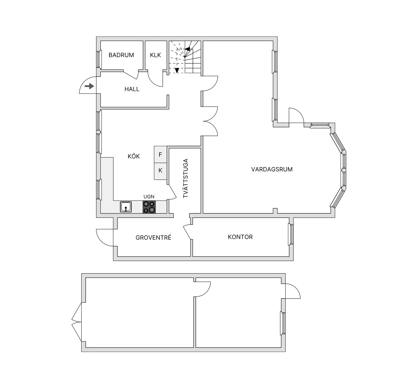 Villa, Prans väg 9, Skräddarbacken, Borlänge