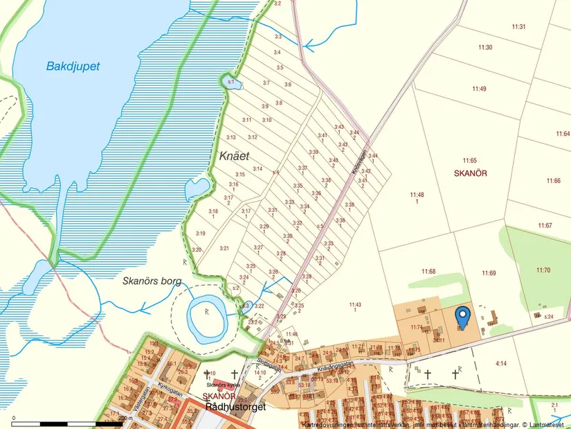 Tomt, Knävångsgatan 15C, Skanör, Vellinge