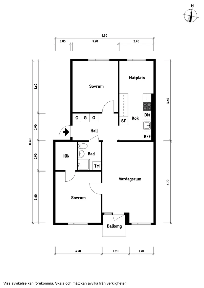 Bostadsrätt, Gårdskullavägen 1A, Gårdskulla, Kungsbacka