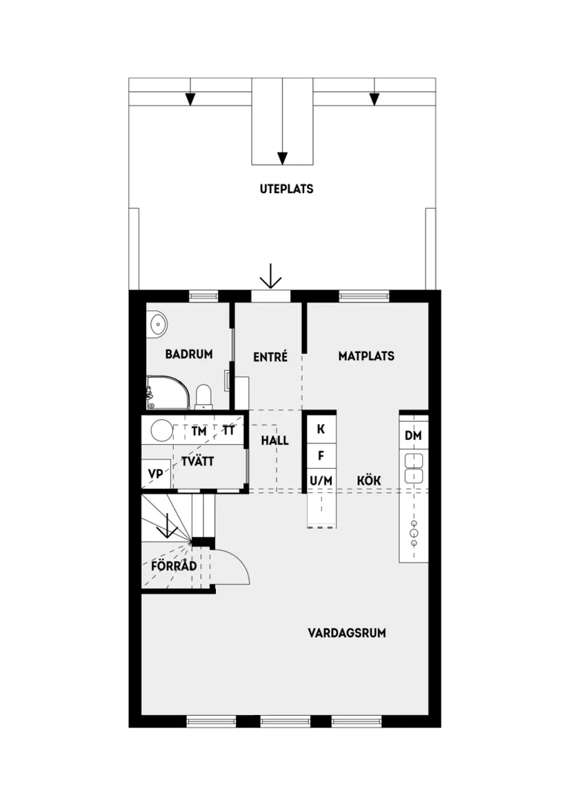 Bostadsrätt, Radhus, Kaveldunsvägen 2D, Löttingelund, Täby