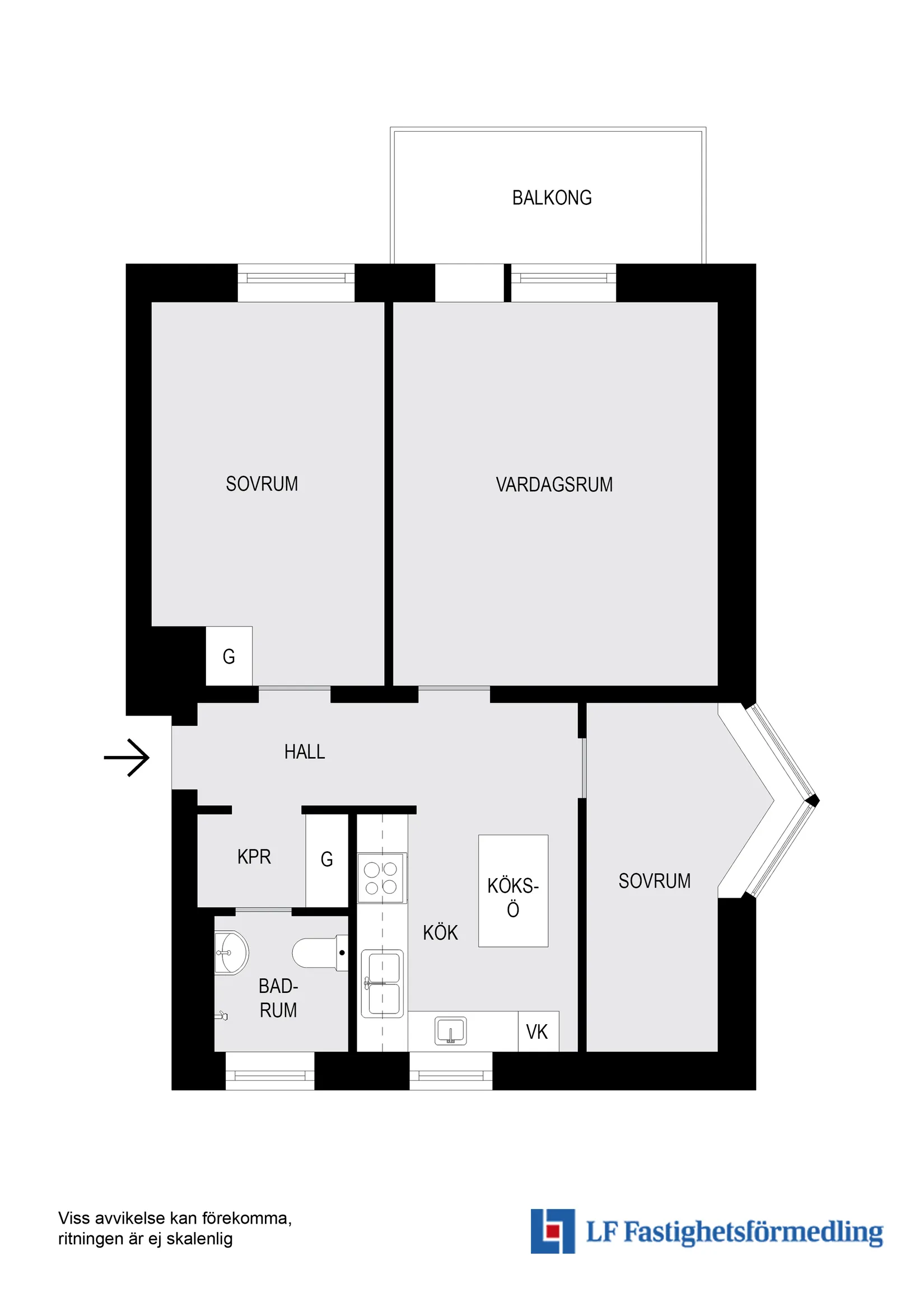 Bostadsrätt, Sofielundsplan 55, Johanneshov, Stockholm