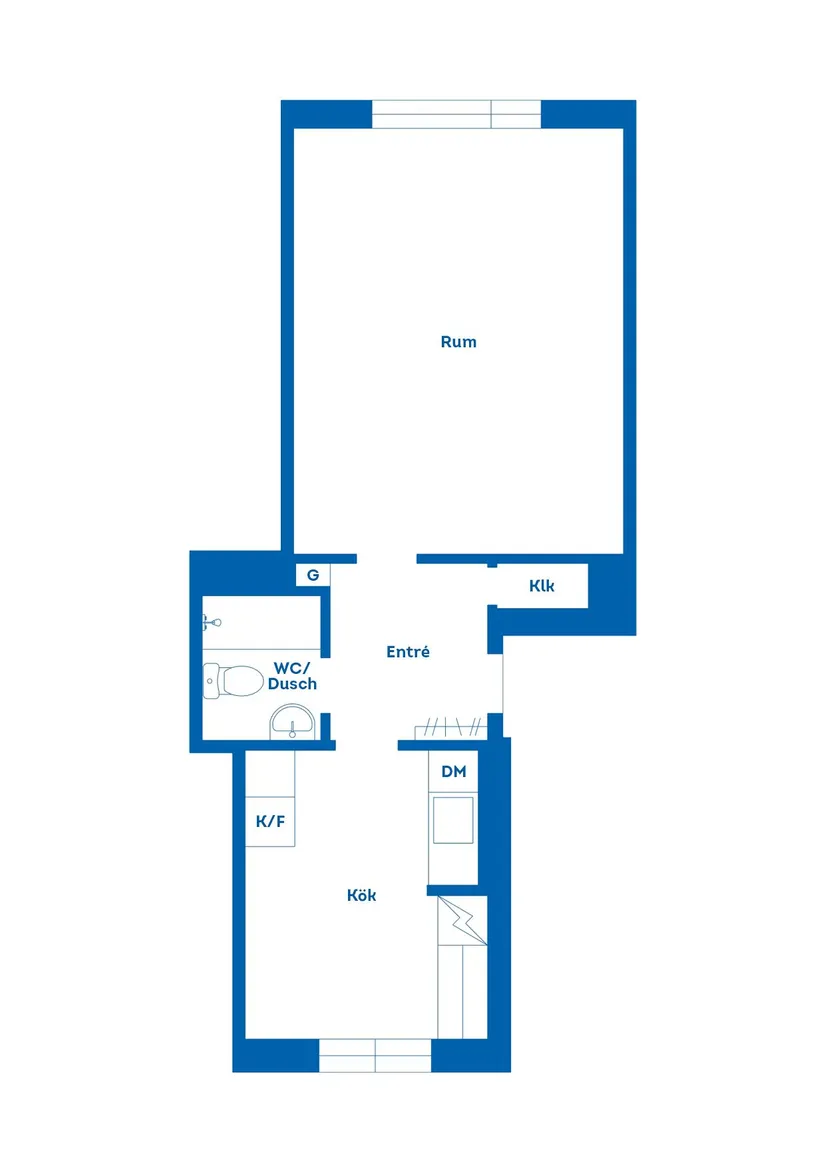 Bostadsrätt, Holmgatan 16B, Pantarholmen, Karlskrona