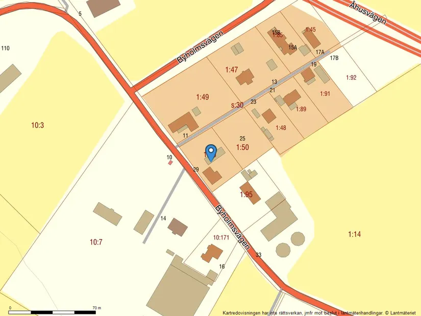 Villa, Byholmsvägen 29, Hammar, Kristianstad