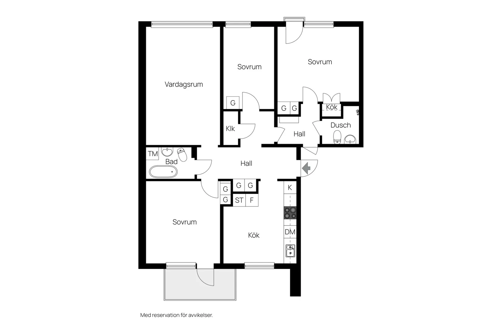 Bostadsrätt, Västra Ringvägen 104, Kullen, Härnösand