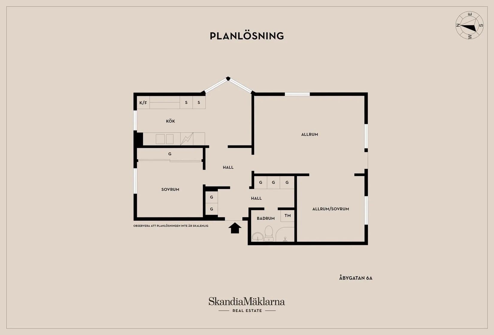 Bostadsrätt, Åbygatan 6A, Klippan centrum, Klippan