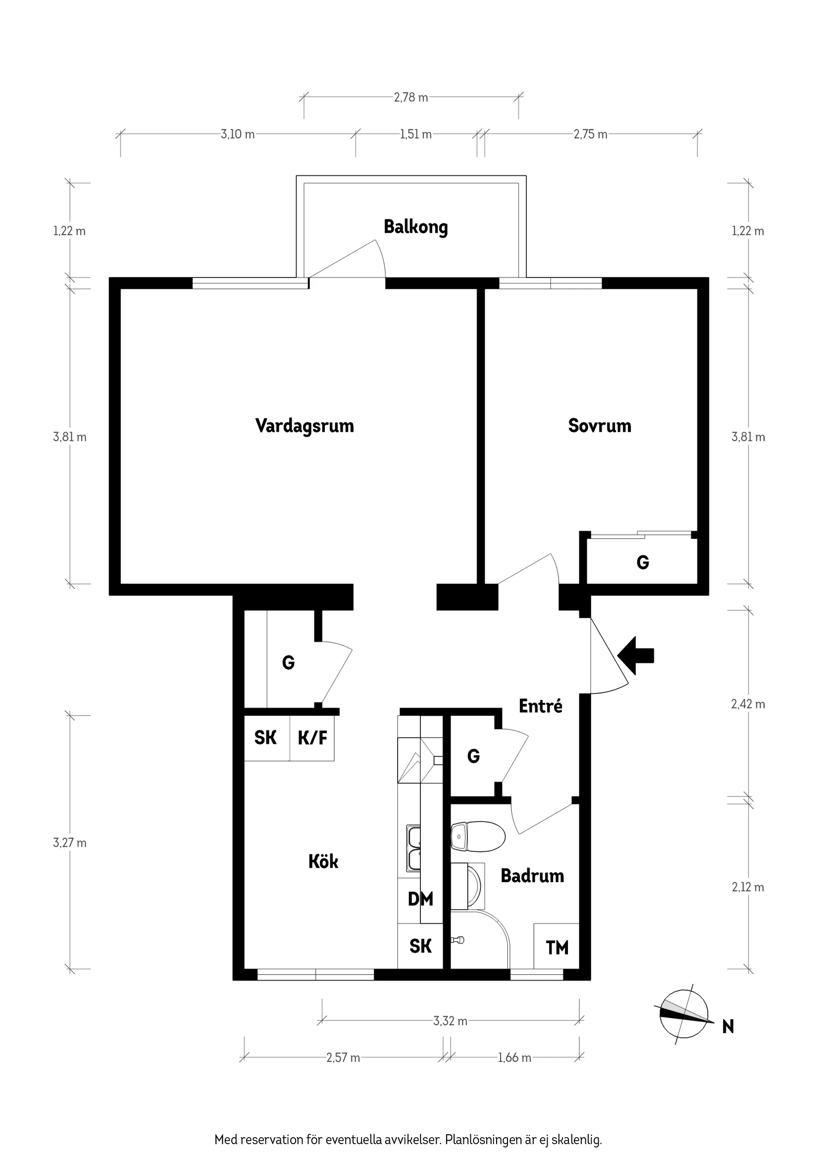 Bostadsrätt, Wingårdsgatan 11B, Kålltorp, Göteborg