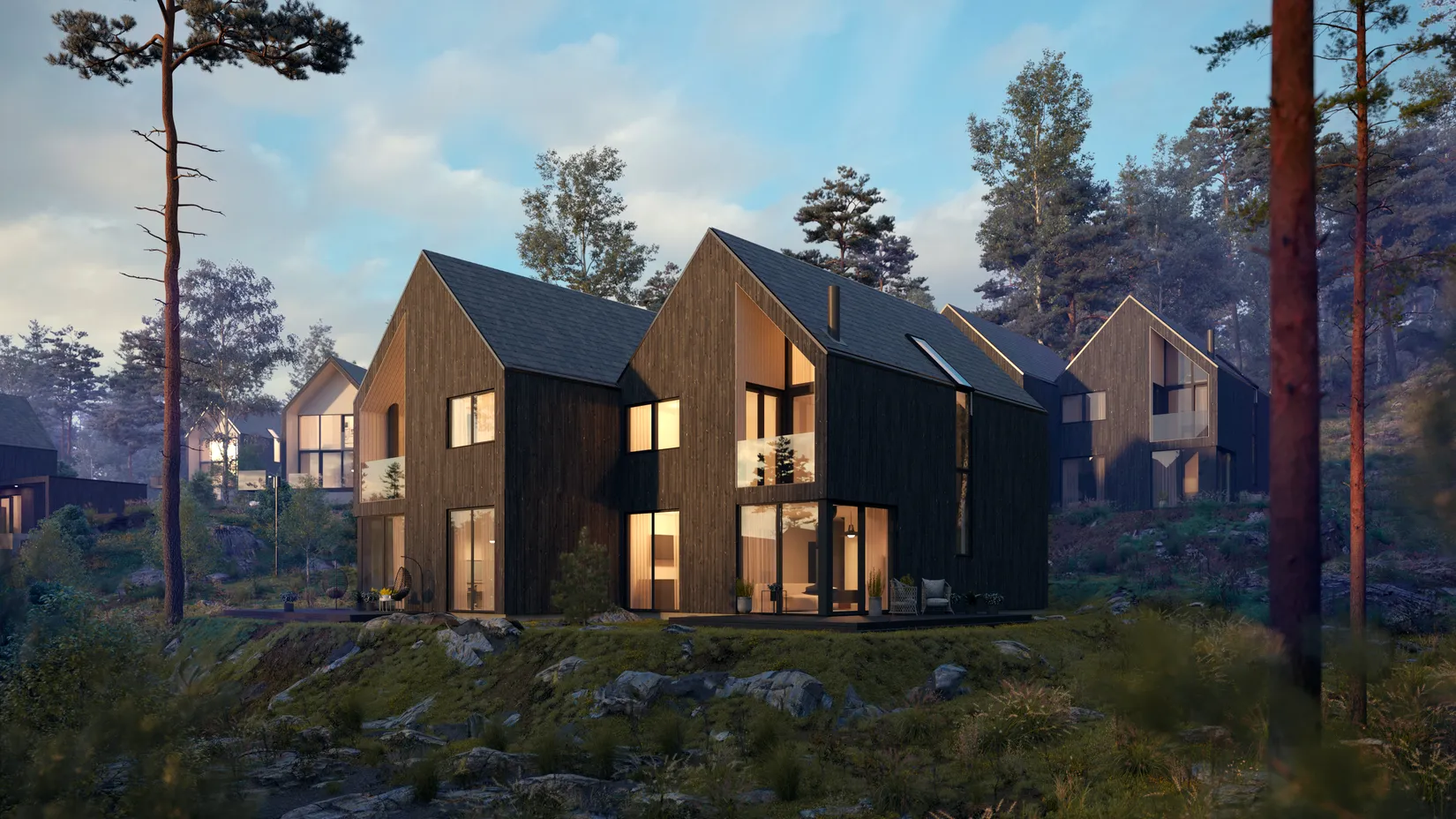 Tomt, Tomter Hedlandet Mariefred, Mariefred