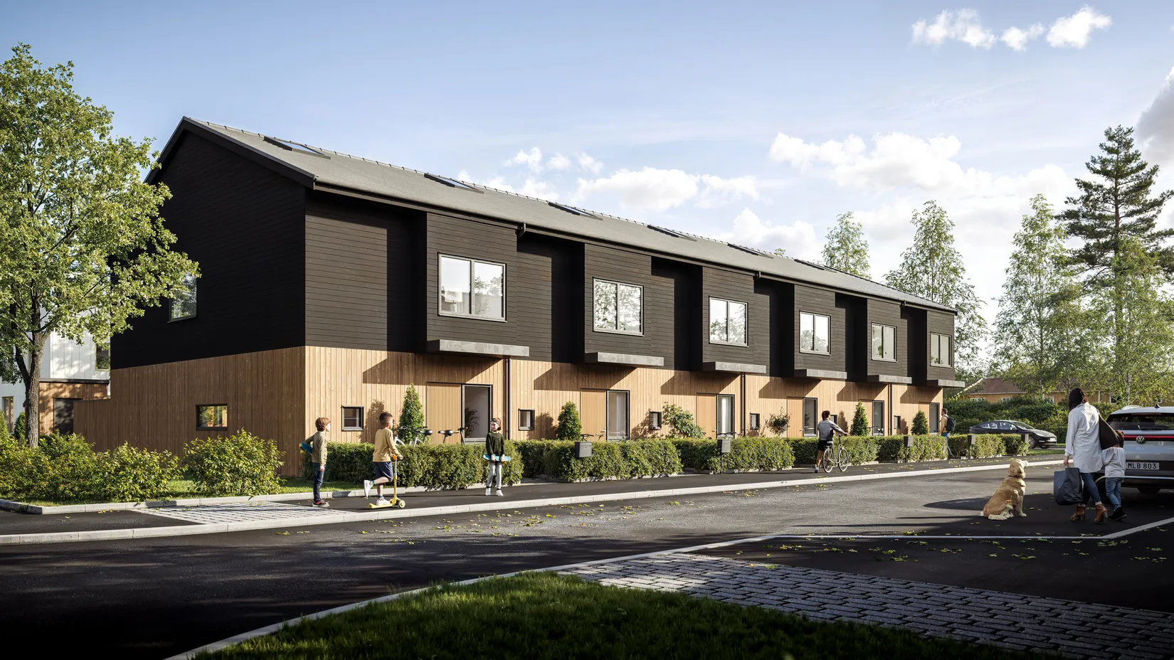 Radhus, Finkmossvägen 8, Skäcklinge - Fågelbyn, Botkyrka