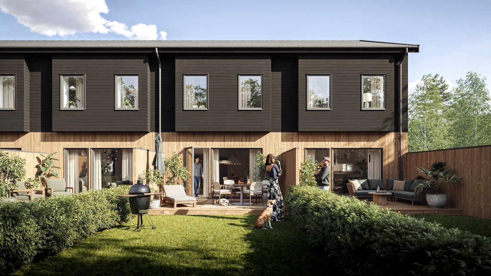 Radhus, Finkmossvägen 8, Skäcklinge - Fågelbyn, Botkyrka