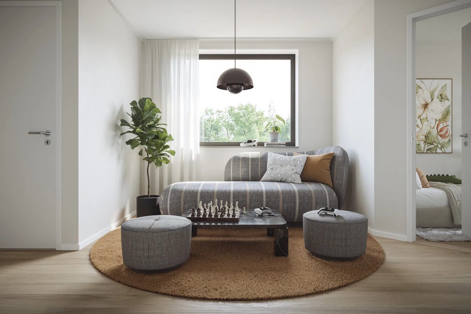 Radhus, Finkmossvägen 8, Skäcklinge - Fågelbyn, Botkyrka