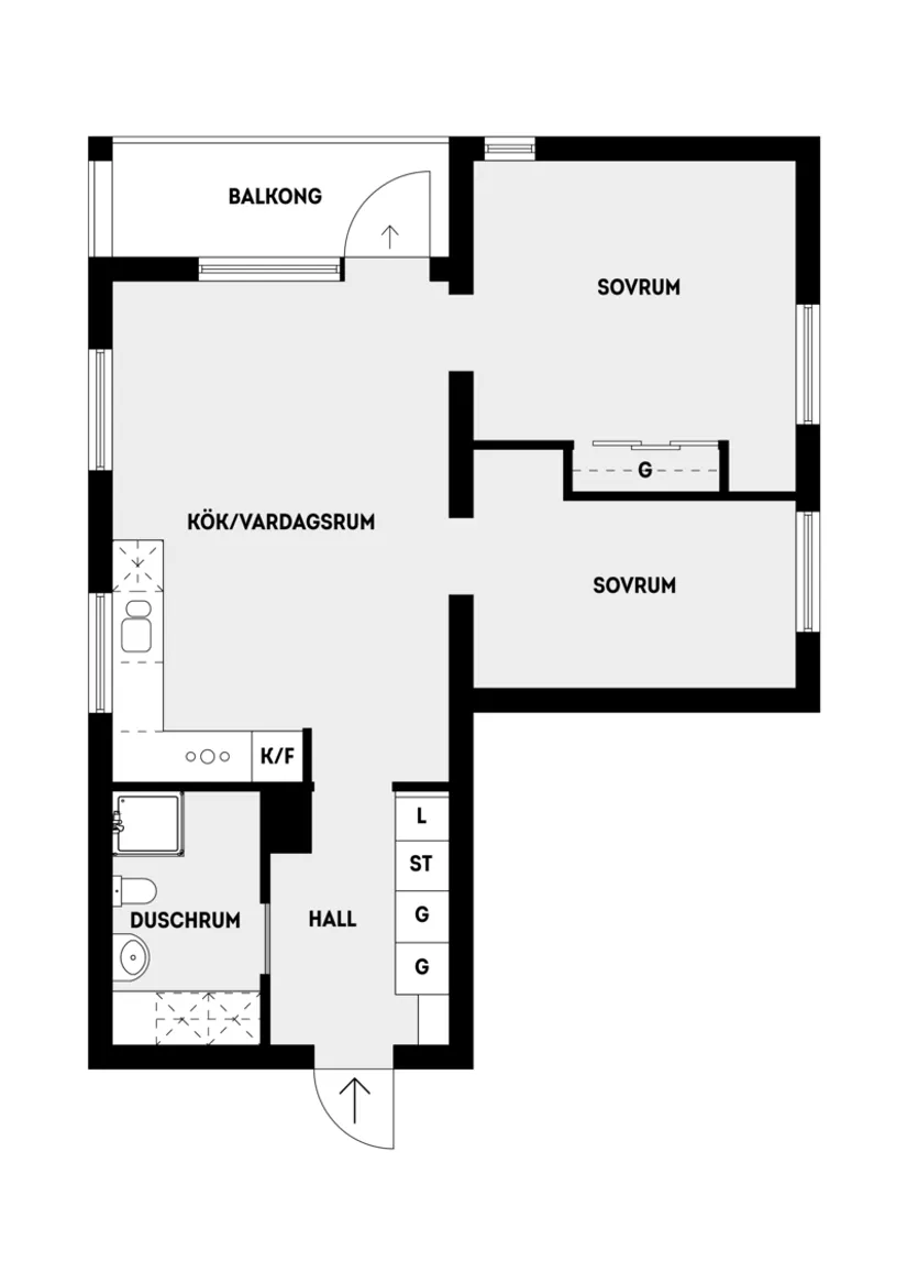 Bostadsrätt, Åby allé 1B, Åby Ängar, Vallentuna