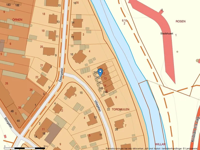 Villa, Villagatan 24D, Centrum, Ängelholm