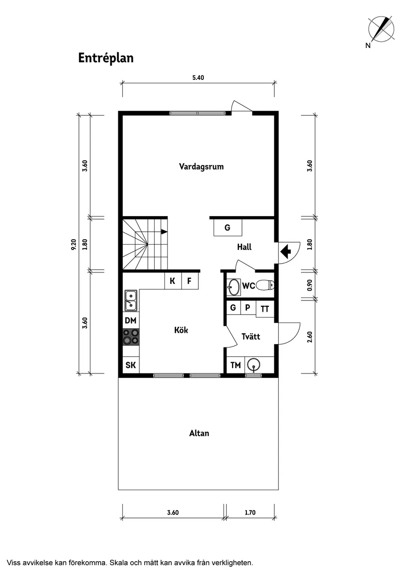 Villa, Radhus, Rattgatan 73, Mariedal, Vänersborg