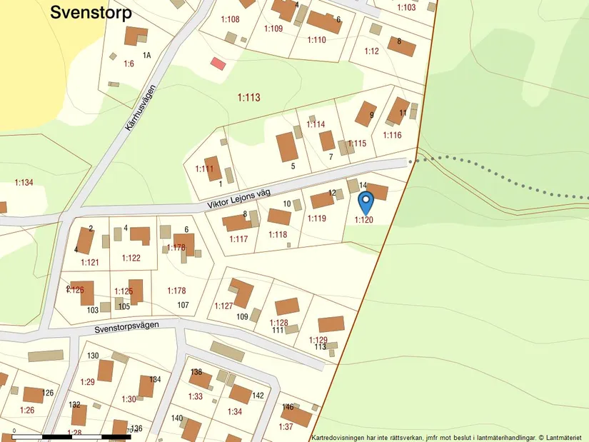 Villa, Viktor Lejons väg 14, Svenstorp, Ängelholm