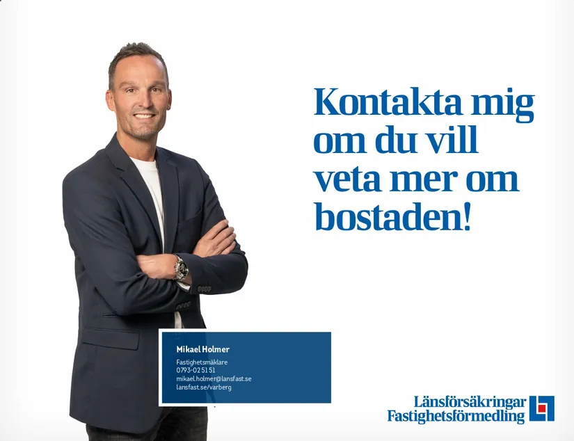 Bostadsrätt, Vallinsvägen 40, Träslöv, Varberg