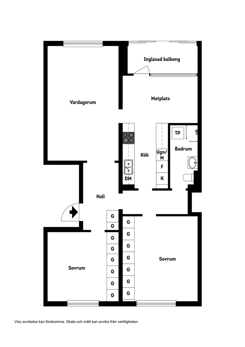 Bostadsrätt, Nygatan 86, Centralt, Trelleborg , Trelleborg