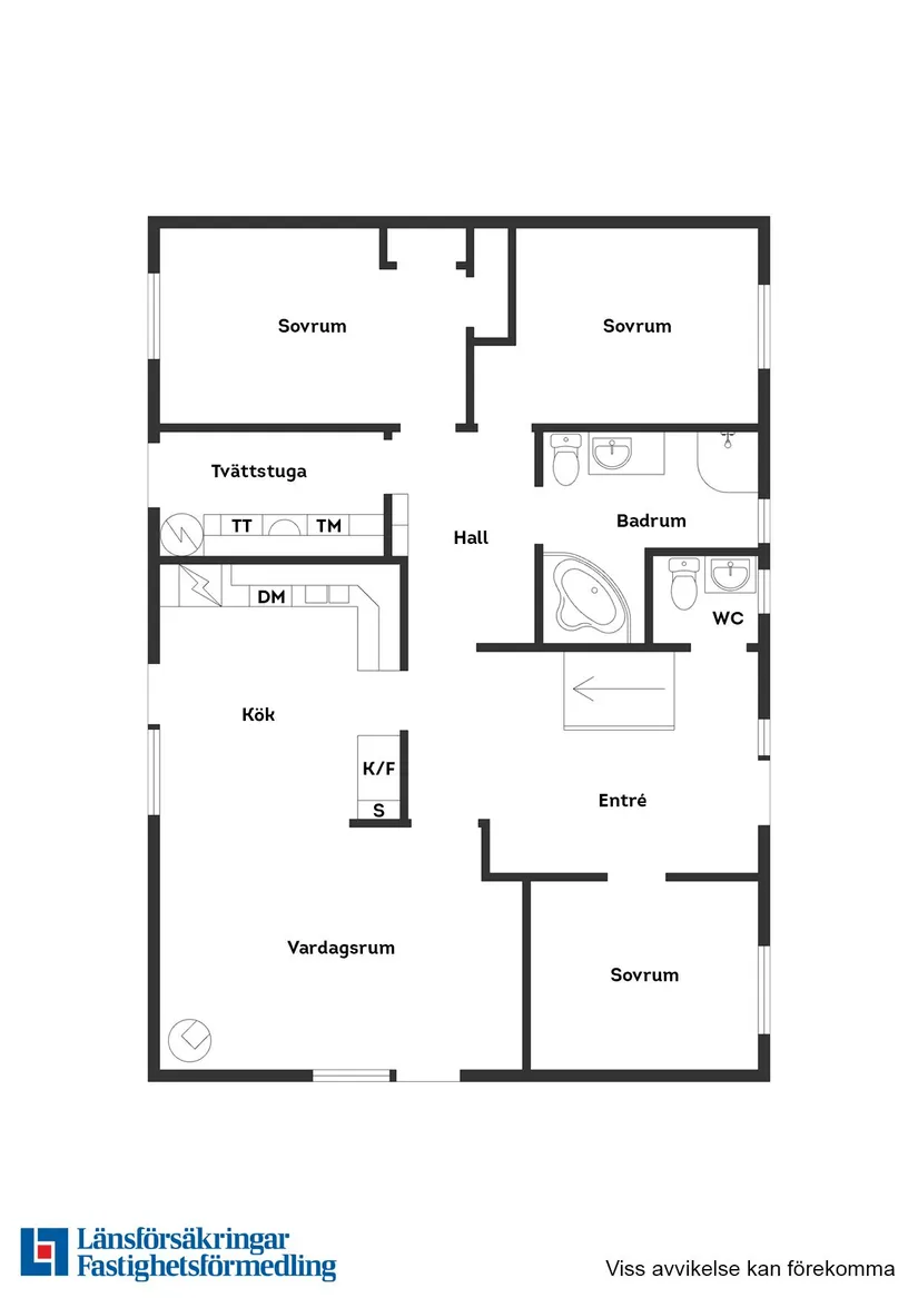 Villa, Kyrkvaktarvägen 3, Fjällsta, Bräcke