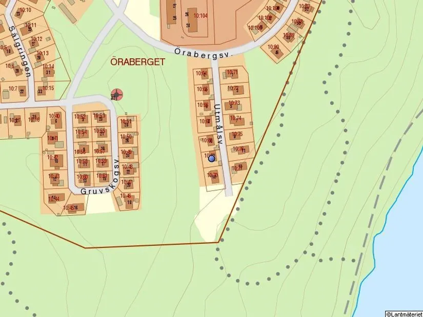 Villa, Radhus, Utmålsvägen 12, GRÄNGESBERG Öraberget, Ludvika