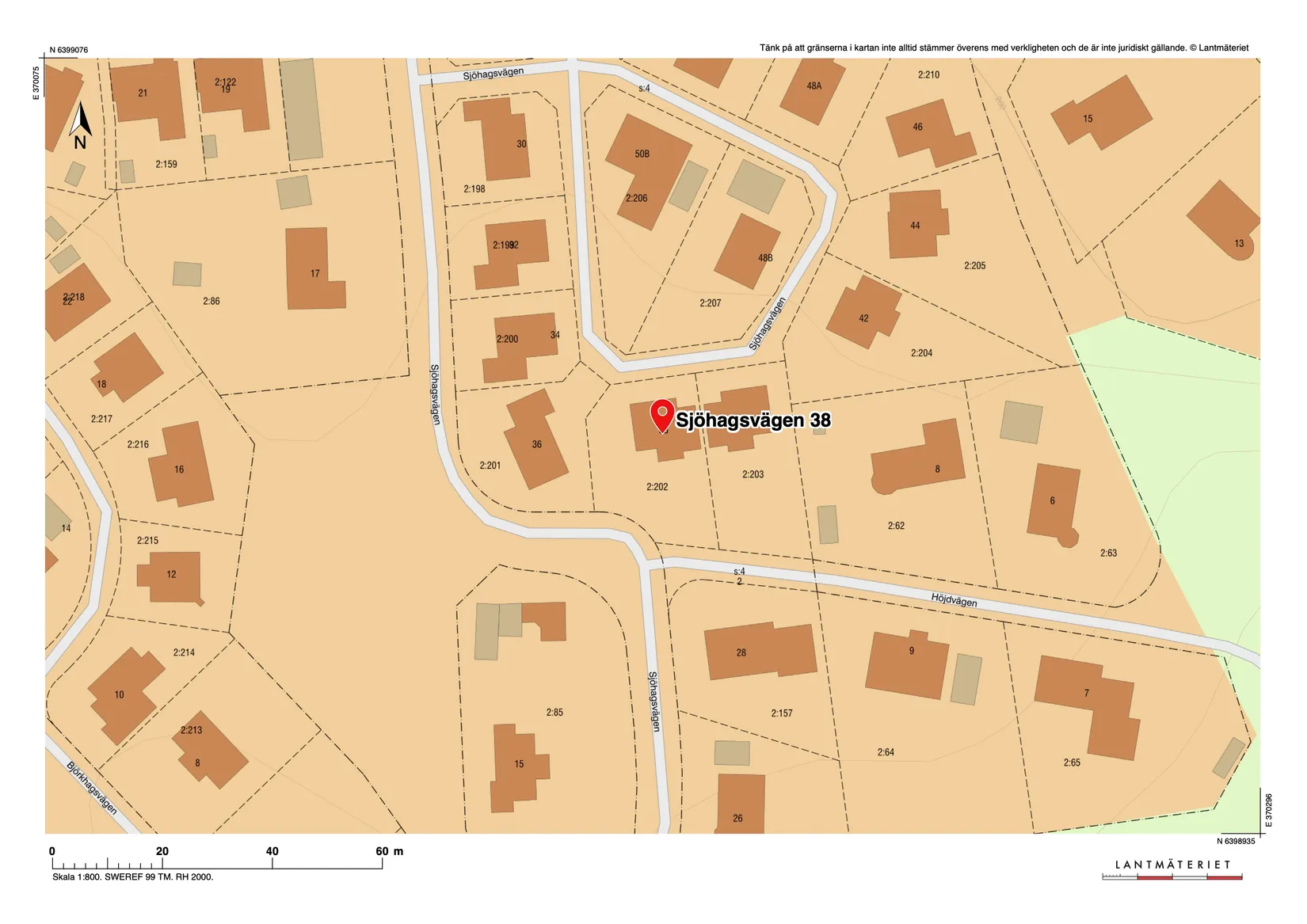 Villa, Sjöhagsvägen 38, Sjömarken, Borås