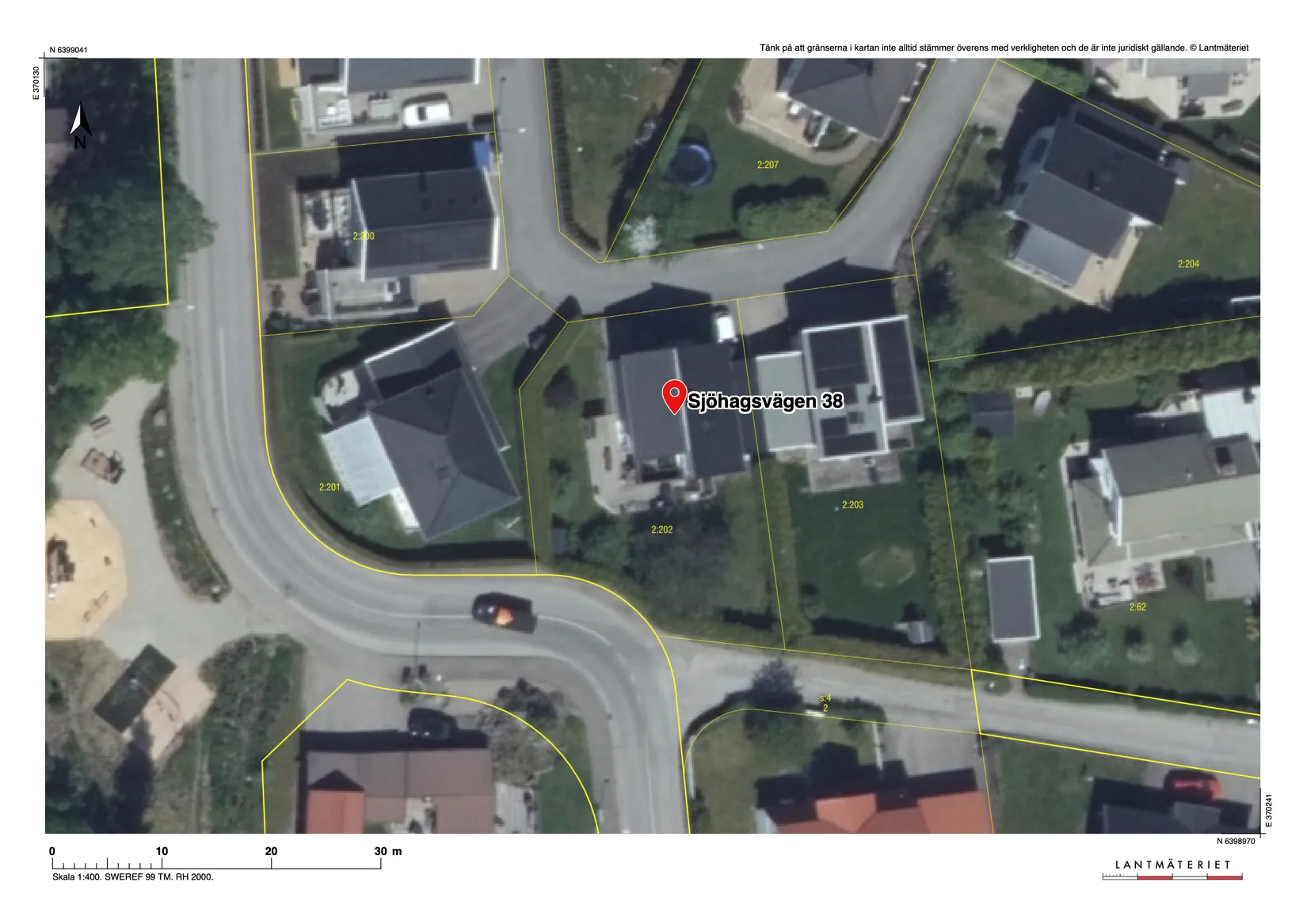 Villa, Sjöhagsvägen 38, Sjömarken, Borås