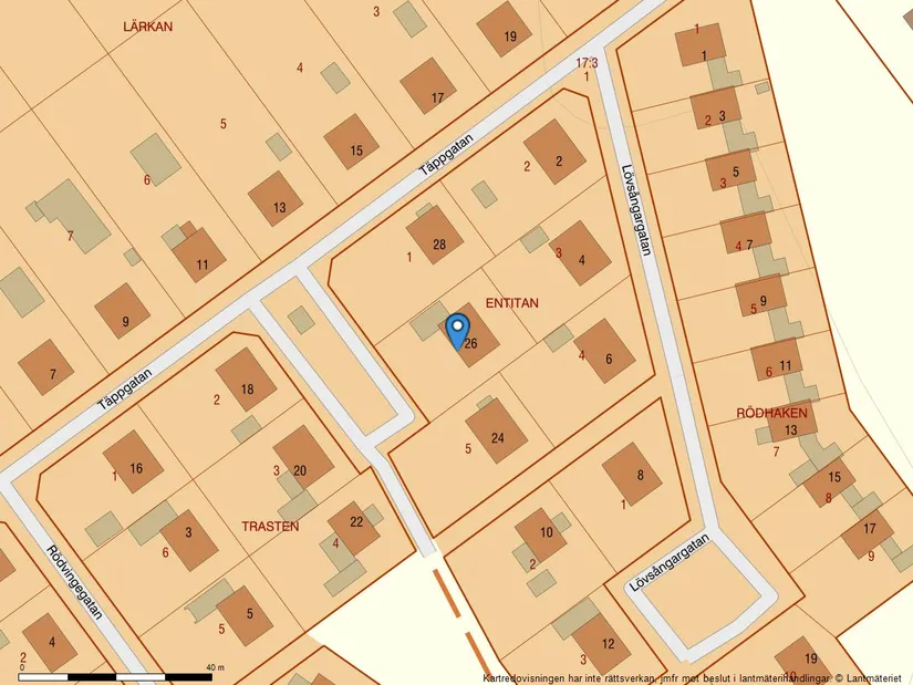 Villa, Täppgatan 26, Mjälga, Borlänge