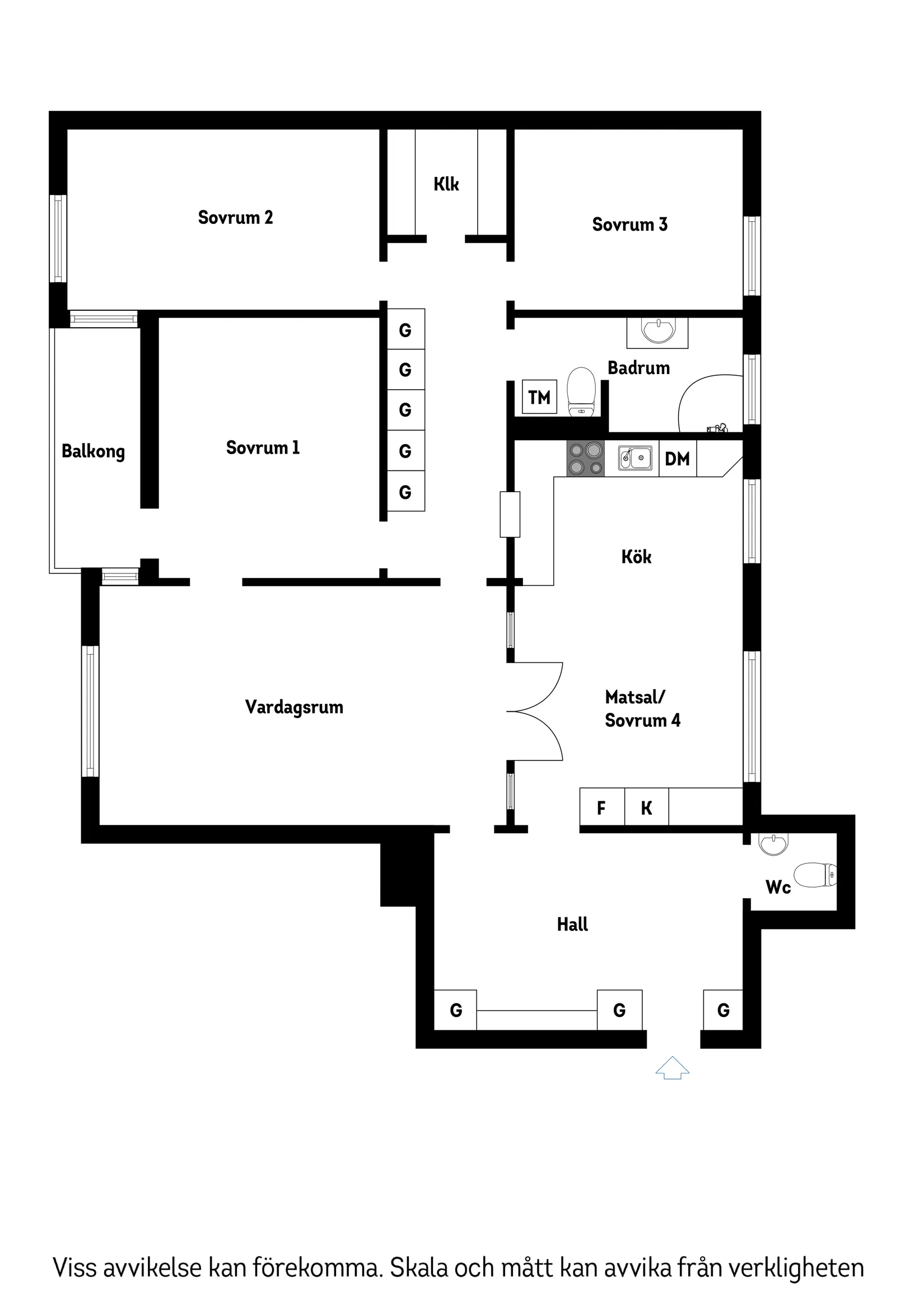 Bostadsrätt, Kampementsgatan 16, 2 tr, Gärdet, Stockholm
