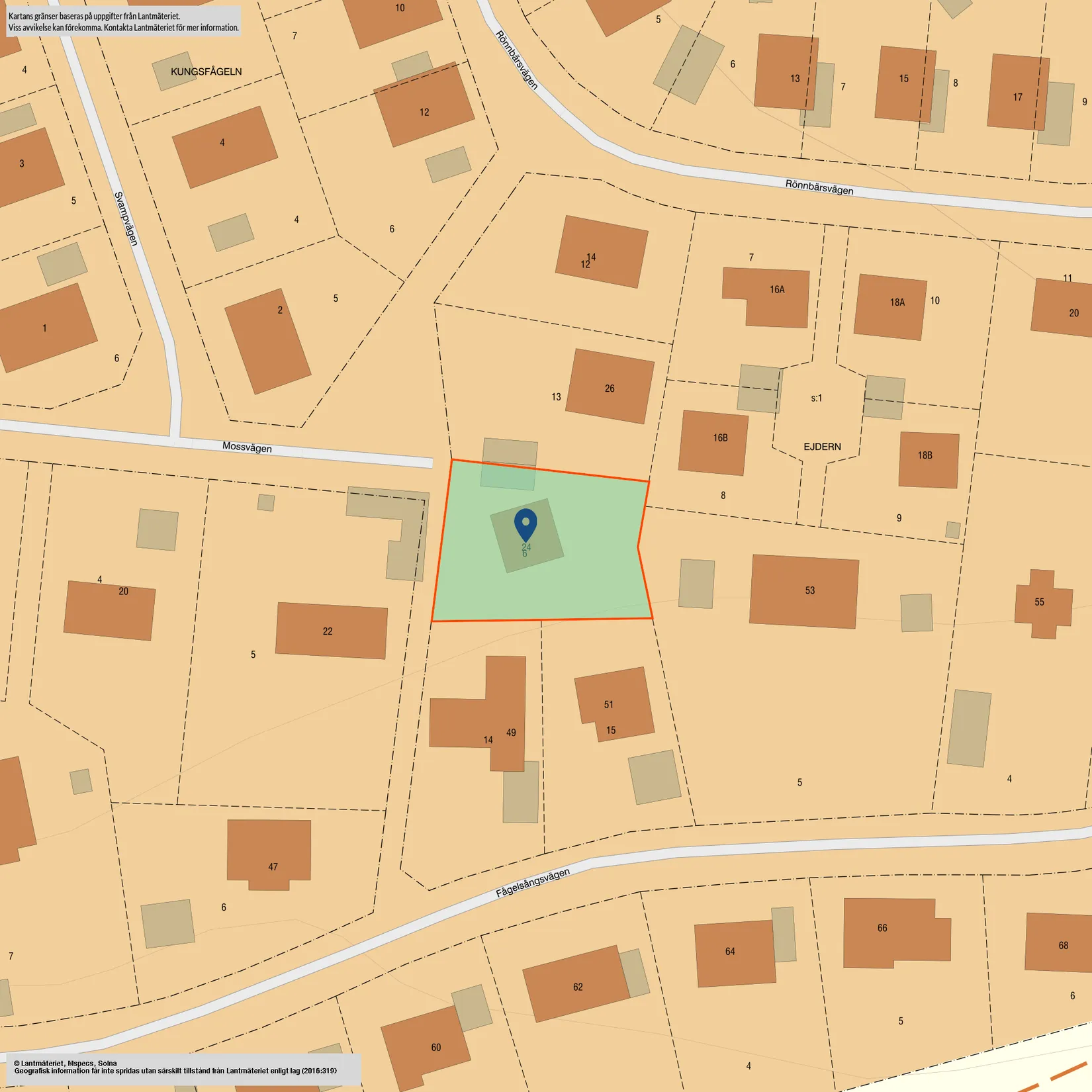 Villa, Mossvägen 24, Norrtälje - Fågelsången, Norrtälje