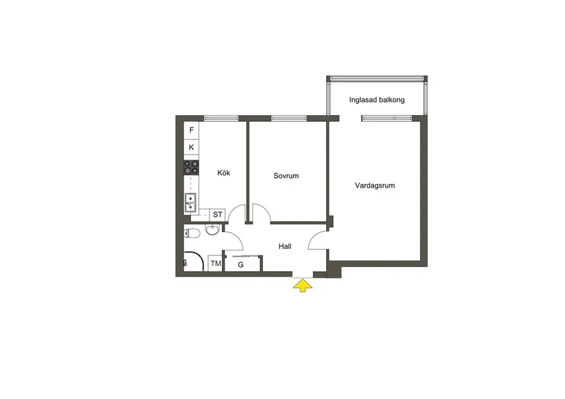 Bostadsrätt, Ekbacksgatan 31B, Peru, Västervik