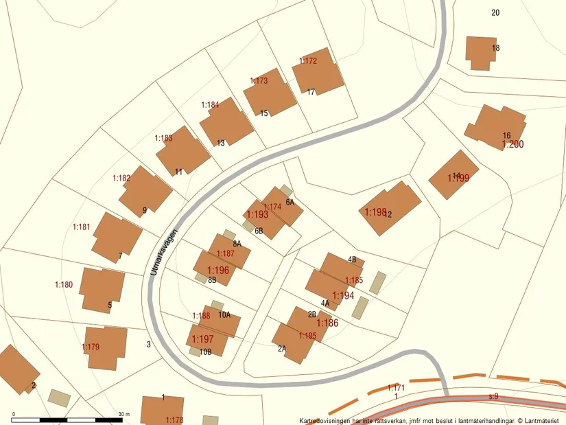 Villa, Radhus, Utmarksvägen 6B, Östersidan, Lysekil