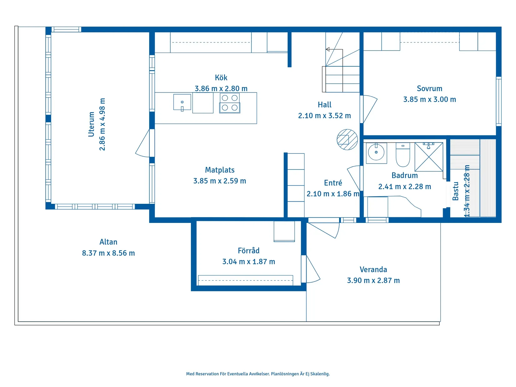 Villa, Radhus, Utmarksvägen 6B, Östersidan, Lysekil