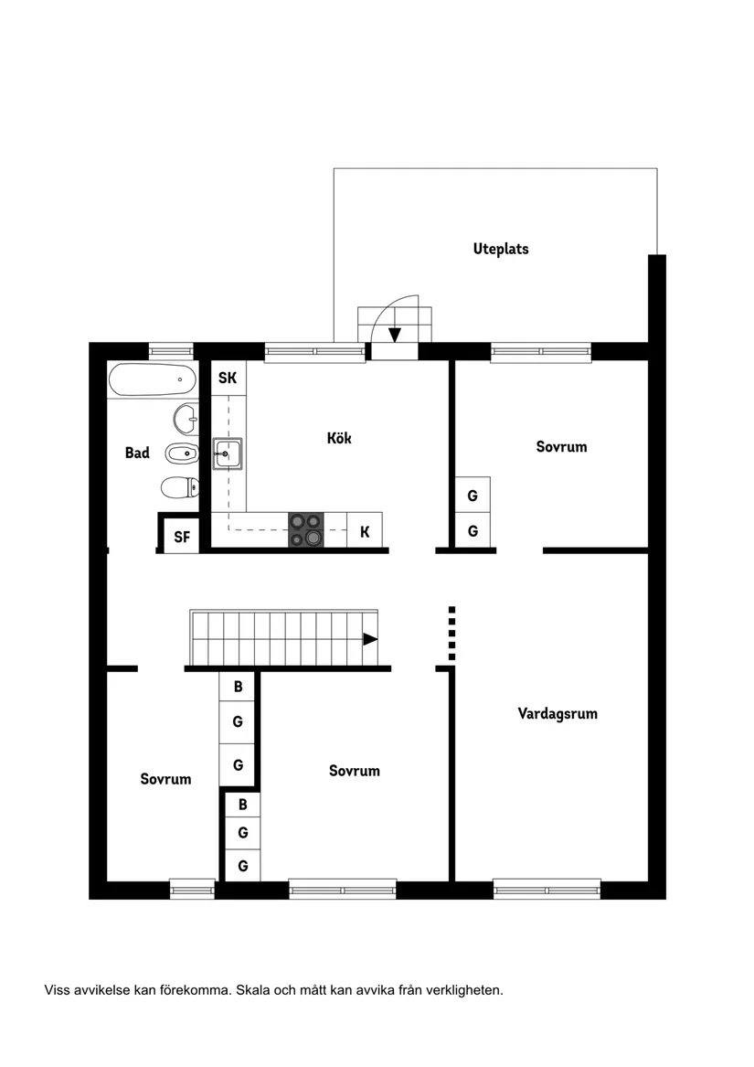 Villa, Radhus, Snäckstigen 3, Åker, Nässjö