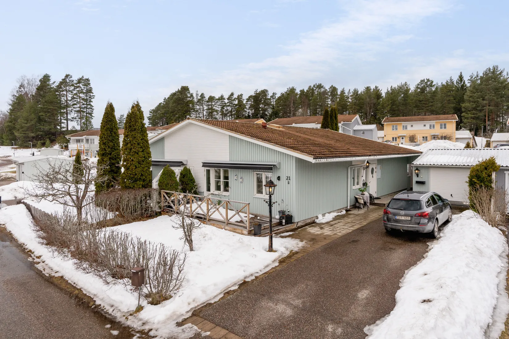 Villa, Radhus, Idrottsallén 21B, Hille, Gävle