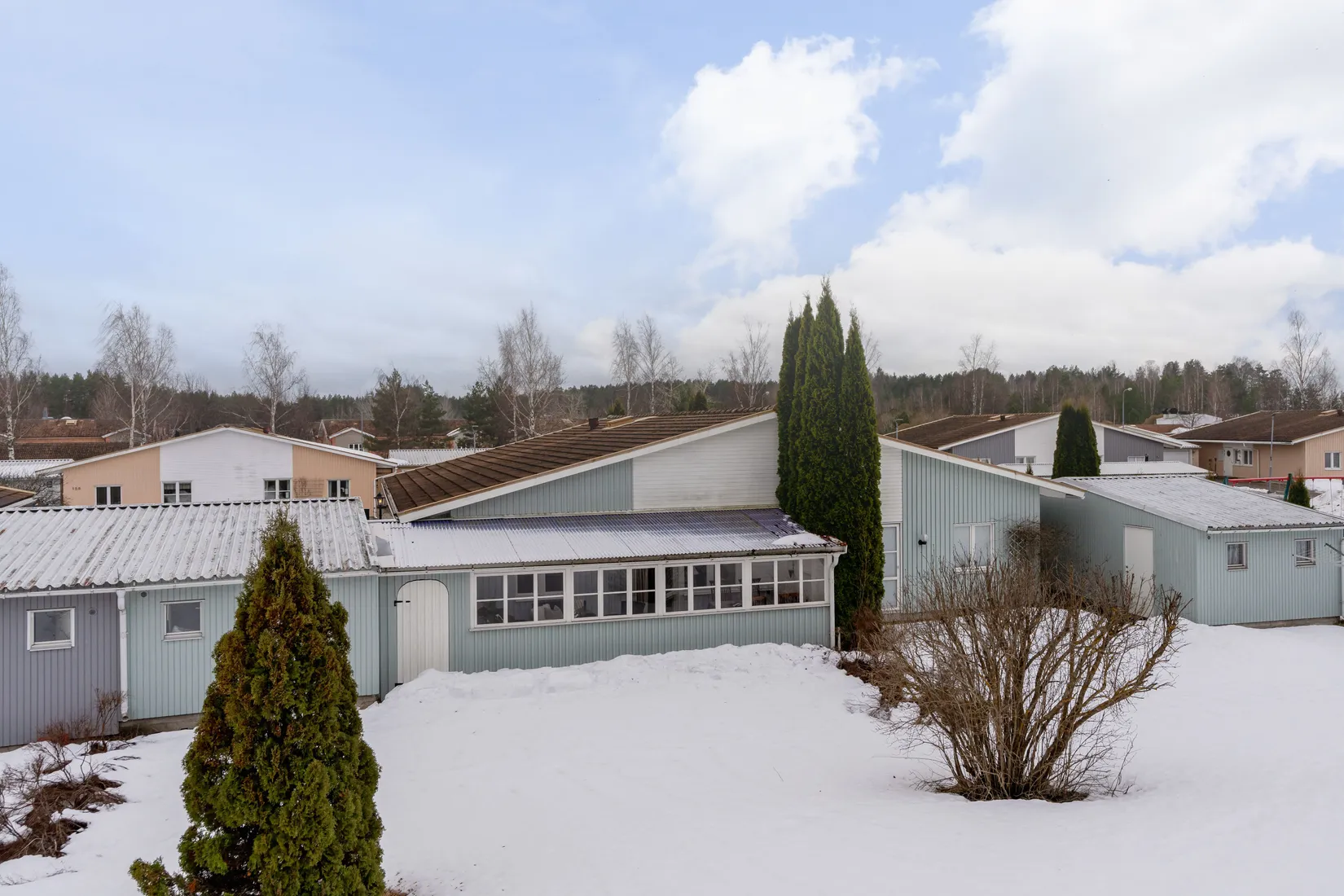 Villa, Radhus, Idrottsallén 21B, Hille, Gävle