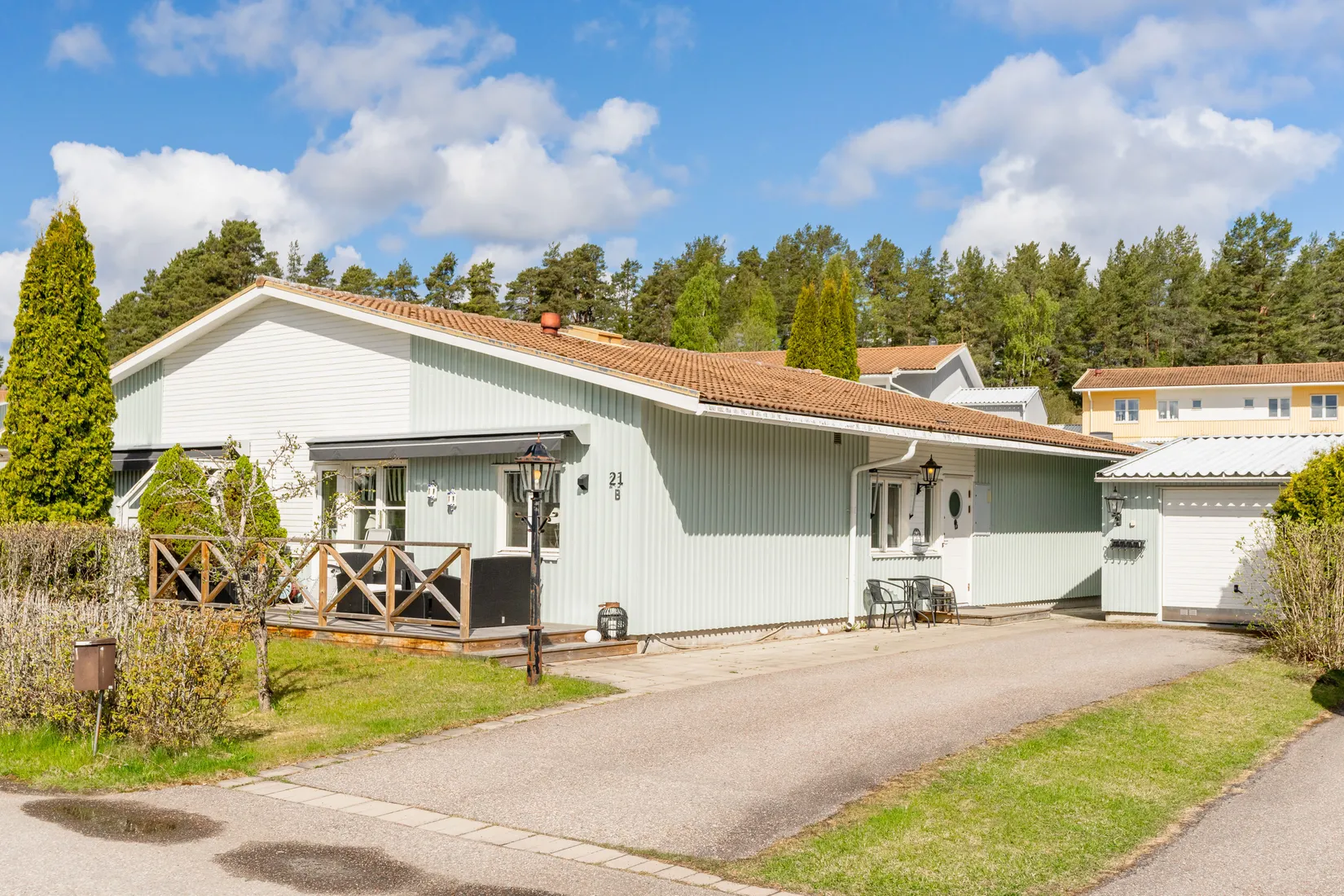 Villa, Radhus, Idrottsallén 21B, Hille, Gävle