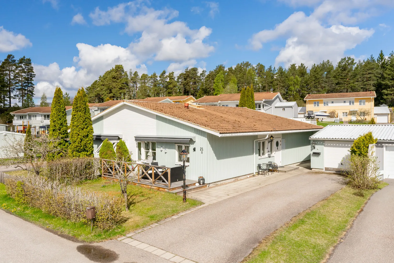 Villa, Radhus, Idrottsallén 21B, Hille, Gävle
