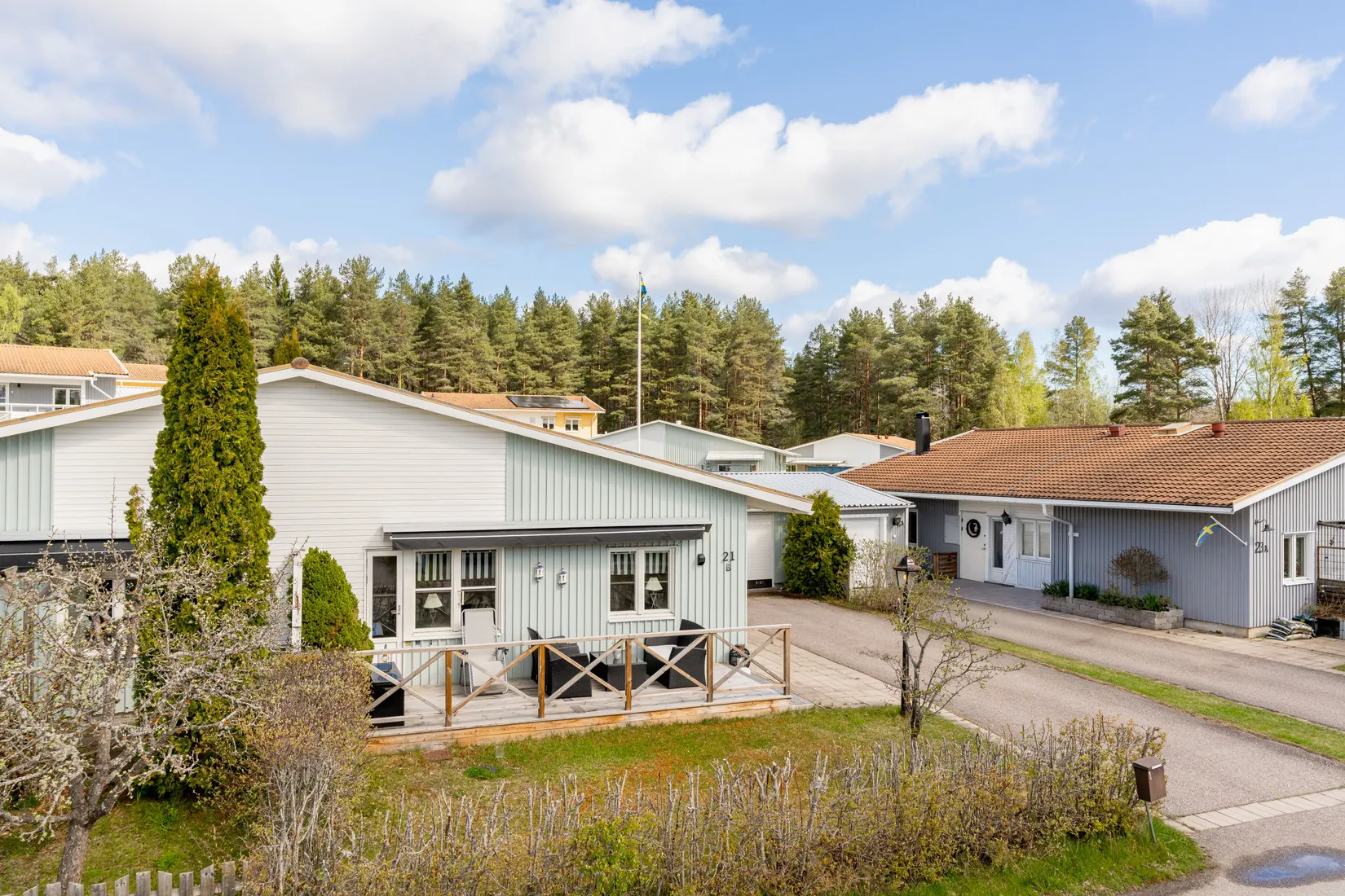 Villa, Radhus, Idrottsallén 21B, Hille, Gävle