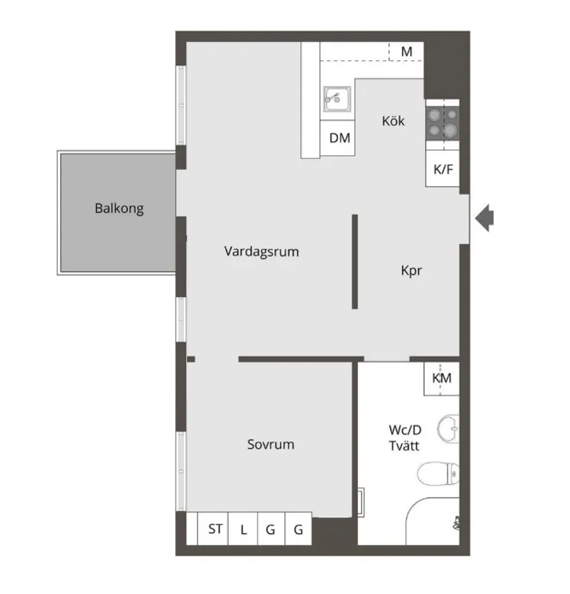 Bostadsrätt, Blinkersgatan 19, Täby Park, Täby